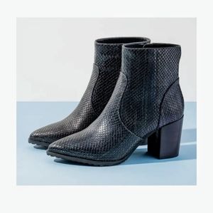 Blondo Waterproof Snakeskin Booties